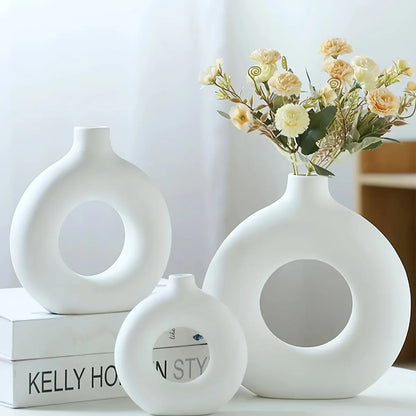 Ceramic Circle Vase