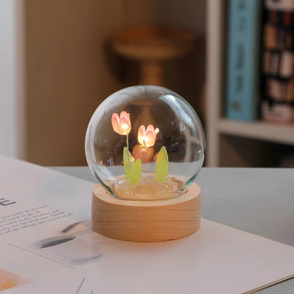 Handmade Mini Tulip Night Light